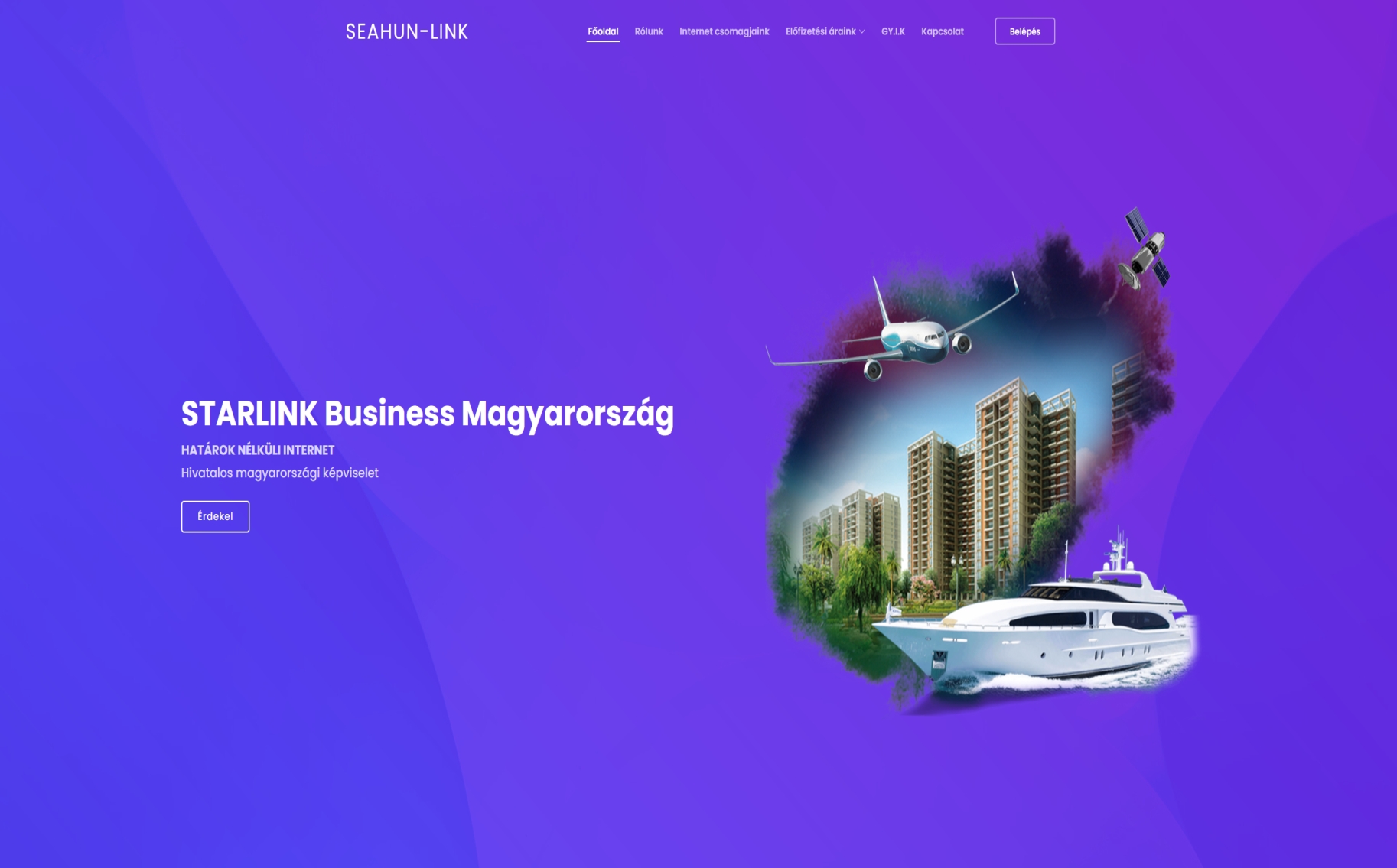Starlink Maritime - Magyarországi képviselet